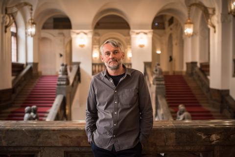 Petr Bokovec im Neuen Rathaus. Foto: Felix Abraham